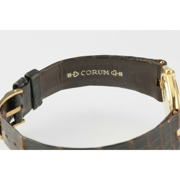 Corum 18k Yellow Gold $5 Half Eagle Quartz Coin Watch w/ Rotating Bezel - Picture 8 of 10